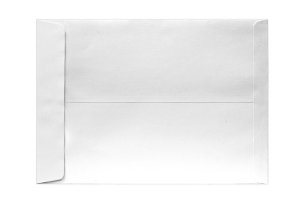 Σακκούλα 23x32 conqueror υδατογραφημένο γραμμωτό λευκό με αυτοκόλλητο