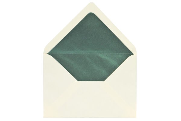Φάκελος 11,5x16,5εκατ. ζαχαρί γκοφρέ γραμμωτό με εσωτερική επένδυση (φόδρα) πράσινο μεταλλιζέ_κωδικός 00368